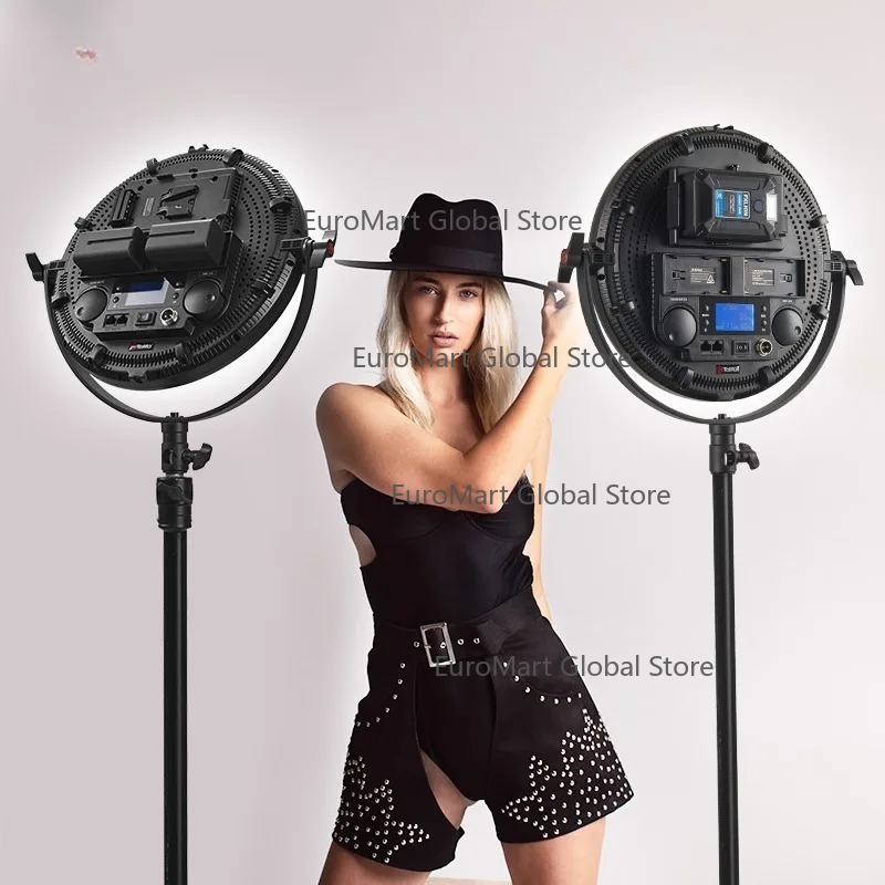 Photography Lighting App - 12inch 80w Round Panel Light R-S60RGB