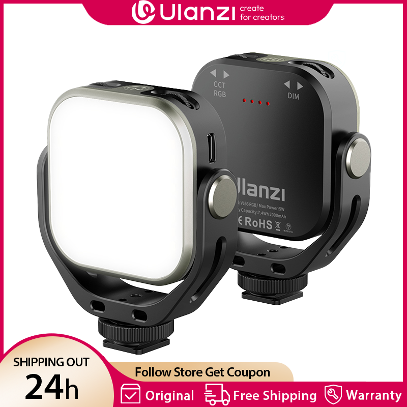 Torjim Rgb Photography Video Lighting - Ulanzi VL66 RGB Video Light 2500-6500K
