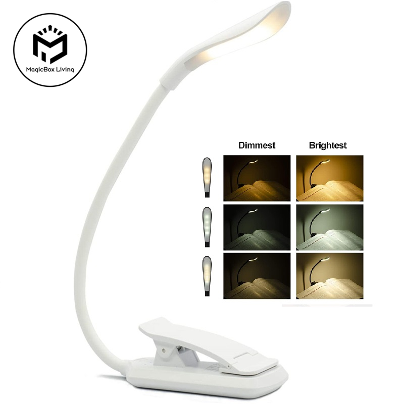 Photography Lighting Book - USB Rechargeable Clip-On Book Light 3