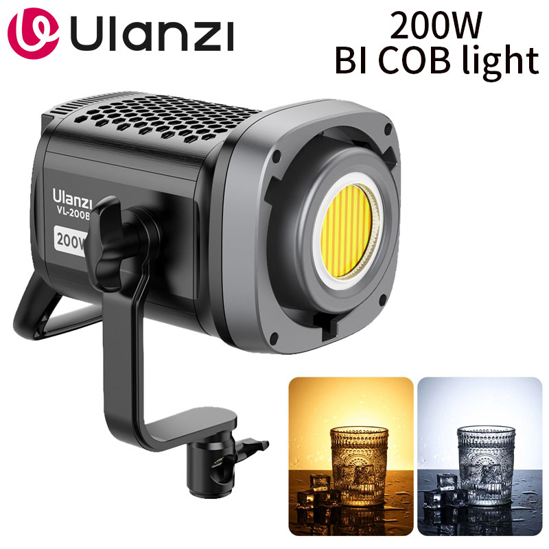 Photography Lighting App - Ulanzi VL-200Bi 200W Bi-Color COB Video
