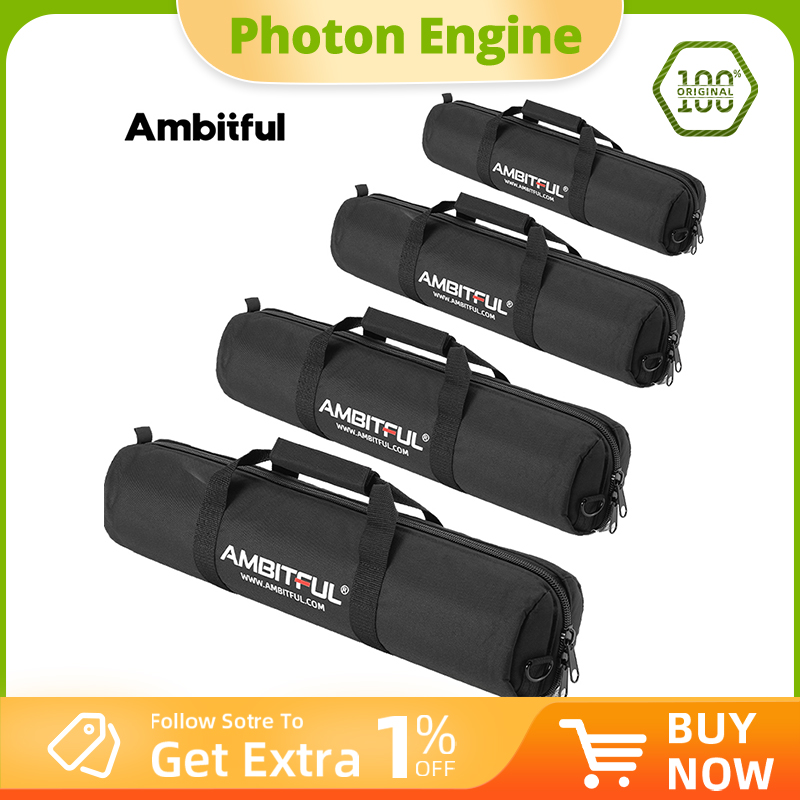 Photography Lighting Equipment Bags - 55/60/65/70/75/80/100/125cm Padded Camera Monopod Tripod Carrying
