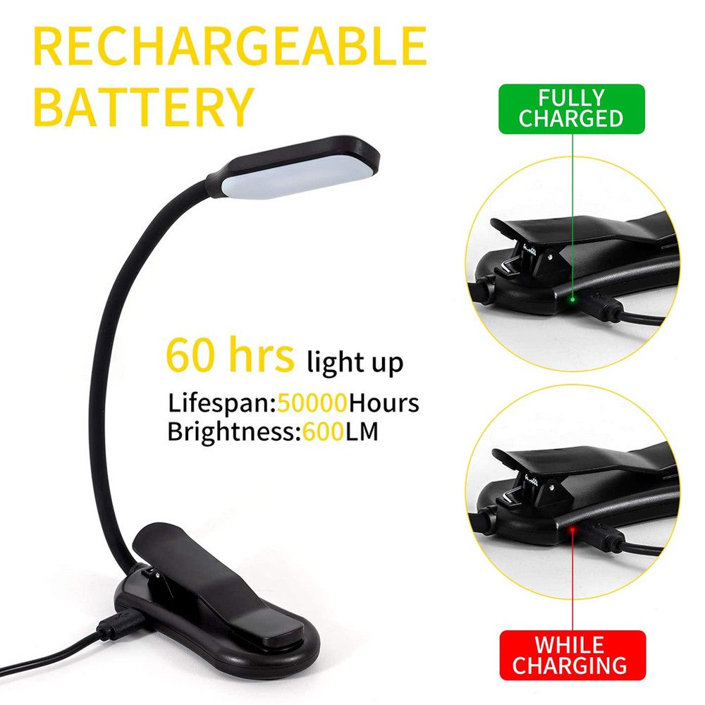 LED Book Light USB Rechargeabl - Photography Lighting Book recension och pris