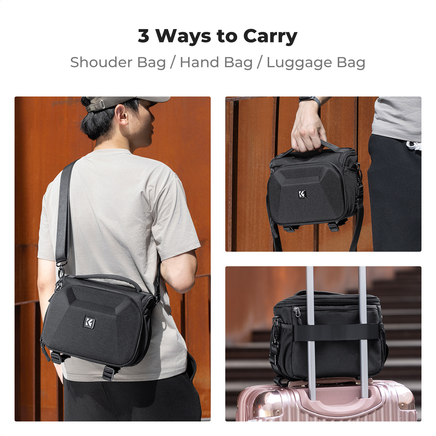 K&F CONCEPT Lightweight Tough  - Photography Lighting Equipment Bags recension och pris