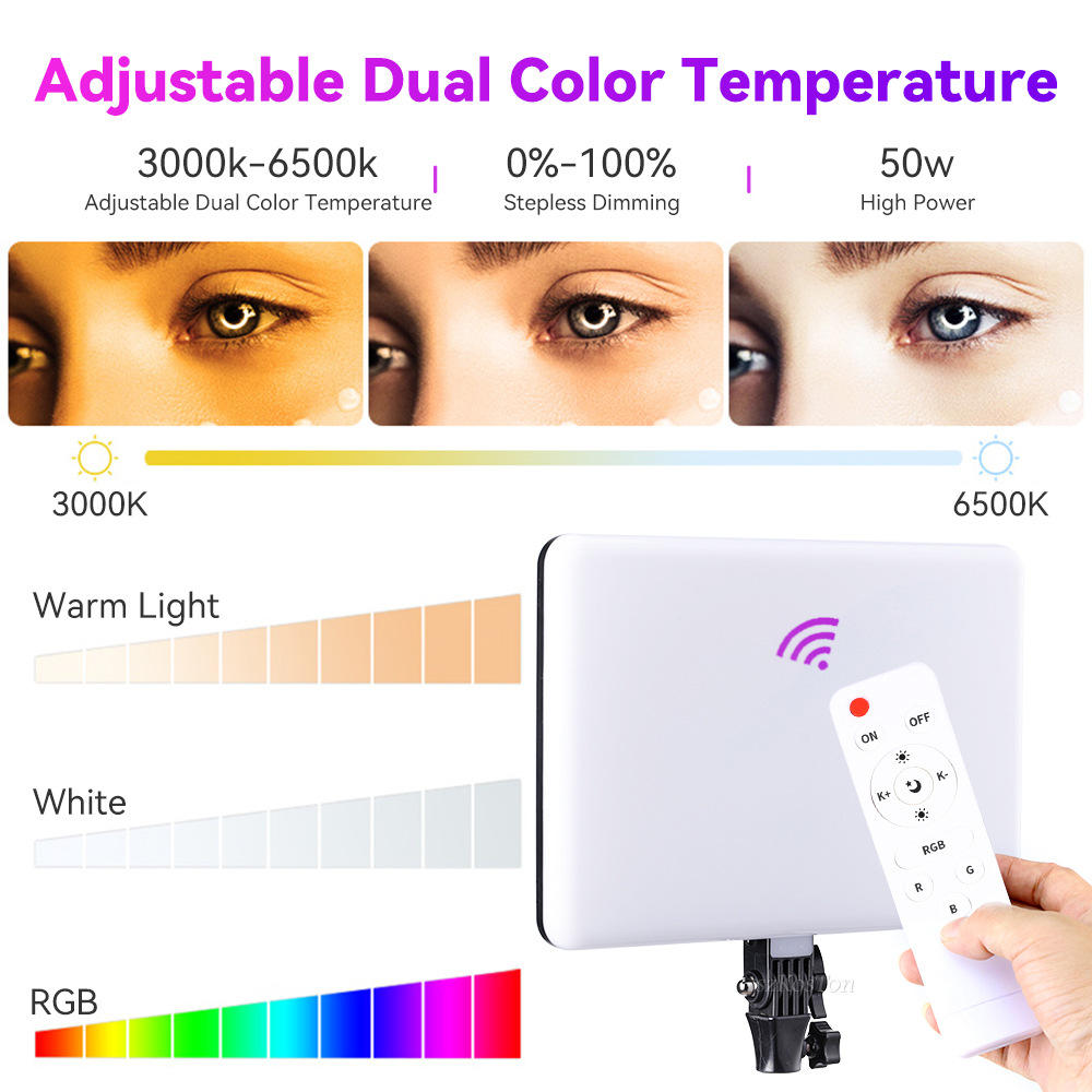 RGB 14'' LED Video Light Remot - Torjim Rgb Photography Video Lighting recension och pris