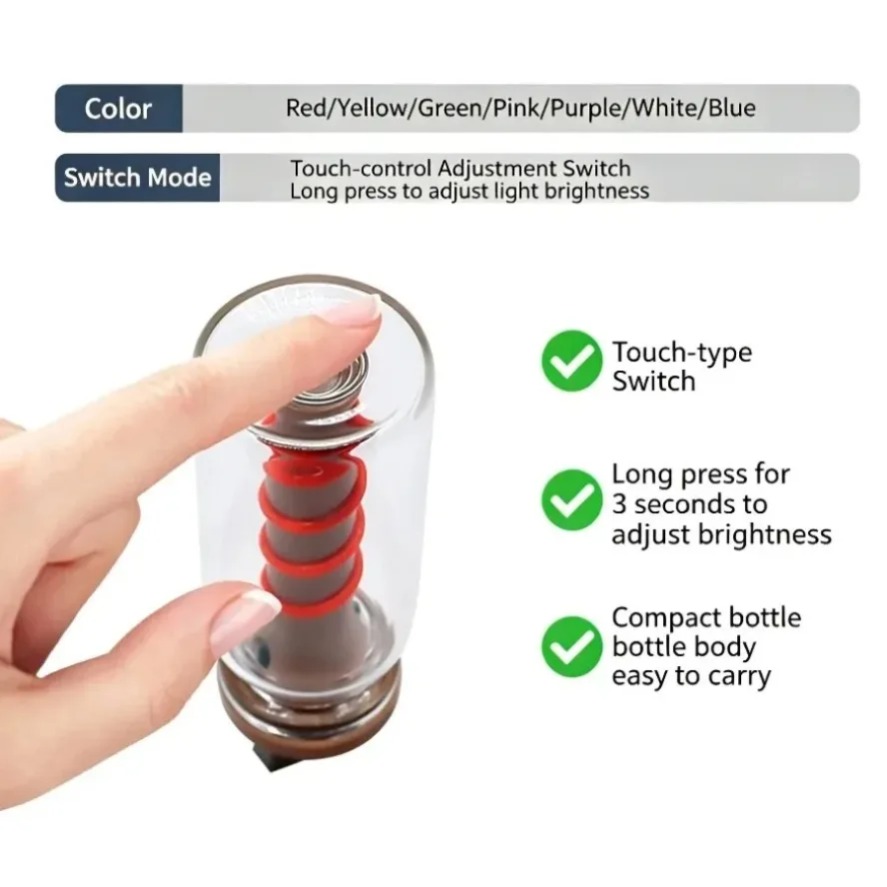 5V USB LED Filament Glass Book - Photography Lighting Book recension och pris