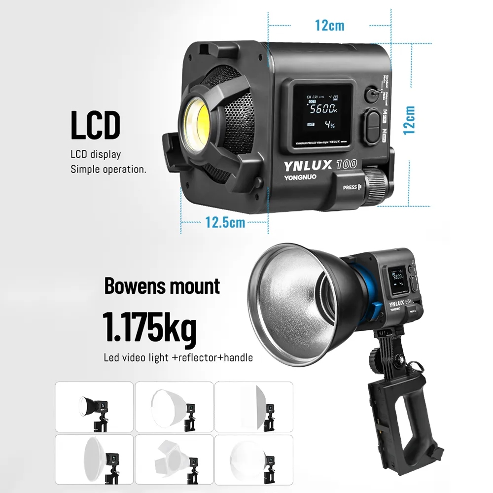 YONGNUO YNLUX100 100W 3200K-56 - Photography Lighting For Studio recension och pris