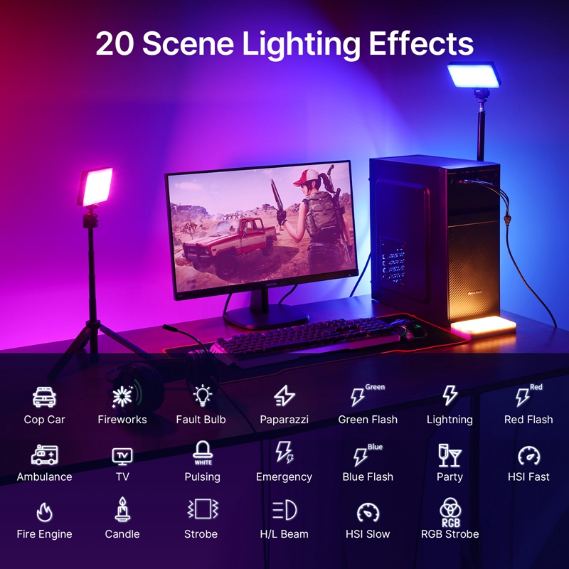 Ulanzi LT002 7 inch Pocket LED - Torjim Rgb Photography Video Lighting recension och pris