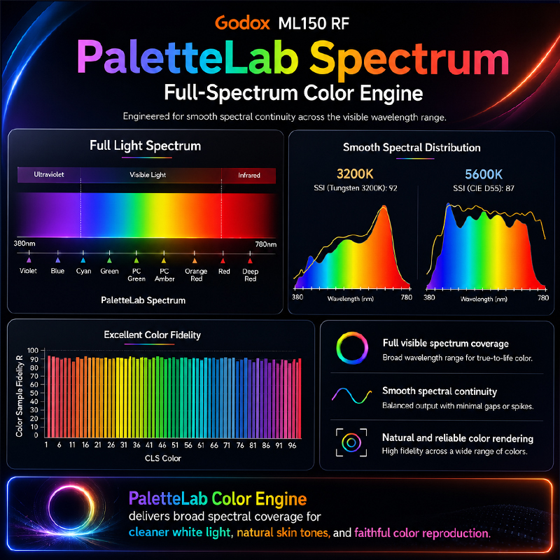 Godox ML150RF Full-color LED V - Photography Lighting App recension och pris