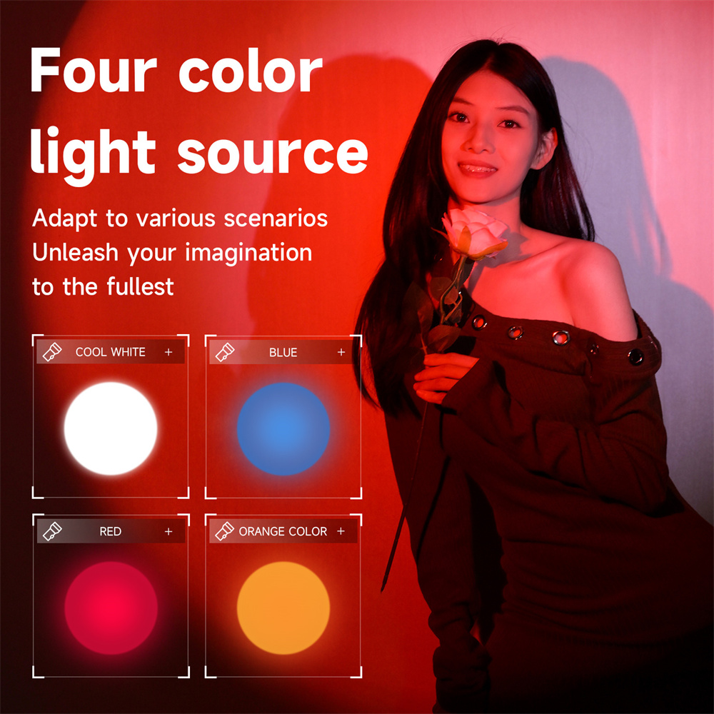 NEW Photography Flashlight 4-C - Torjim Rgb Photography Video Lighting recension och pris
