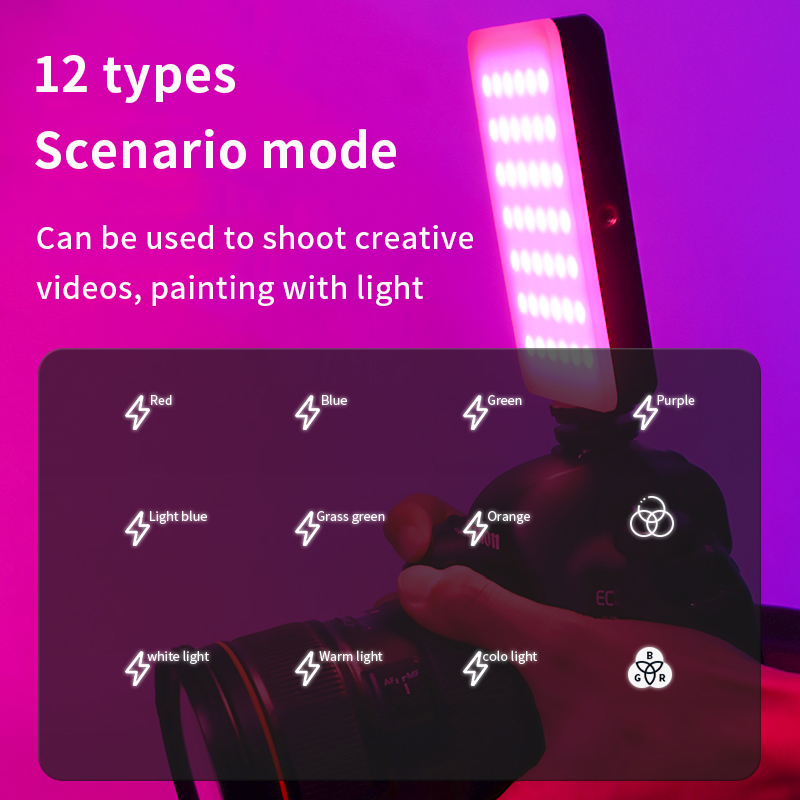 RGB Video Light Portable LED C - Torjim Rgb Photography Video Lighting recension och pris