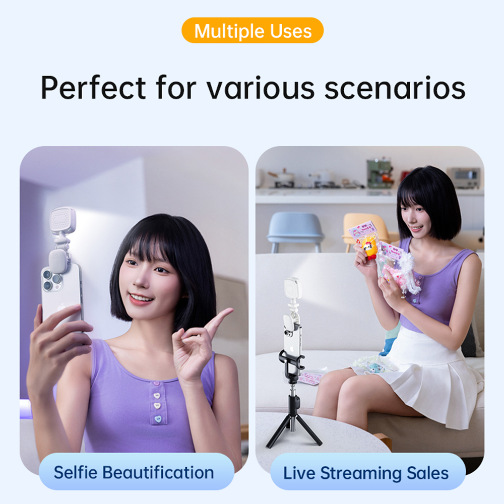 Portable LED Selfie Light Came - Photography Lighting Lamp recension och pris