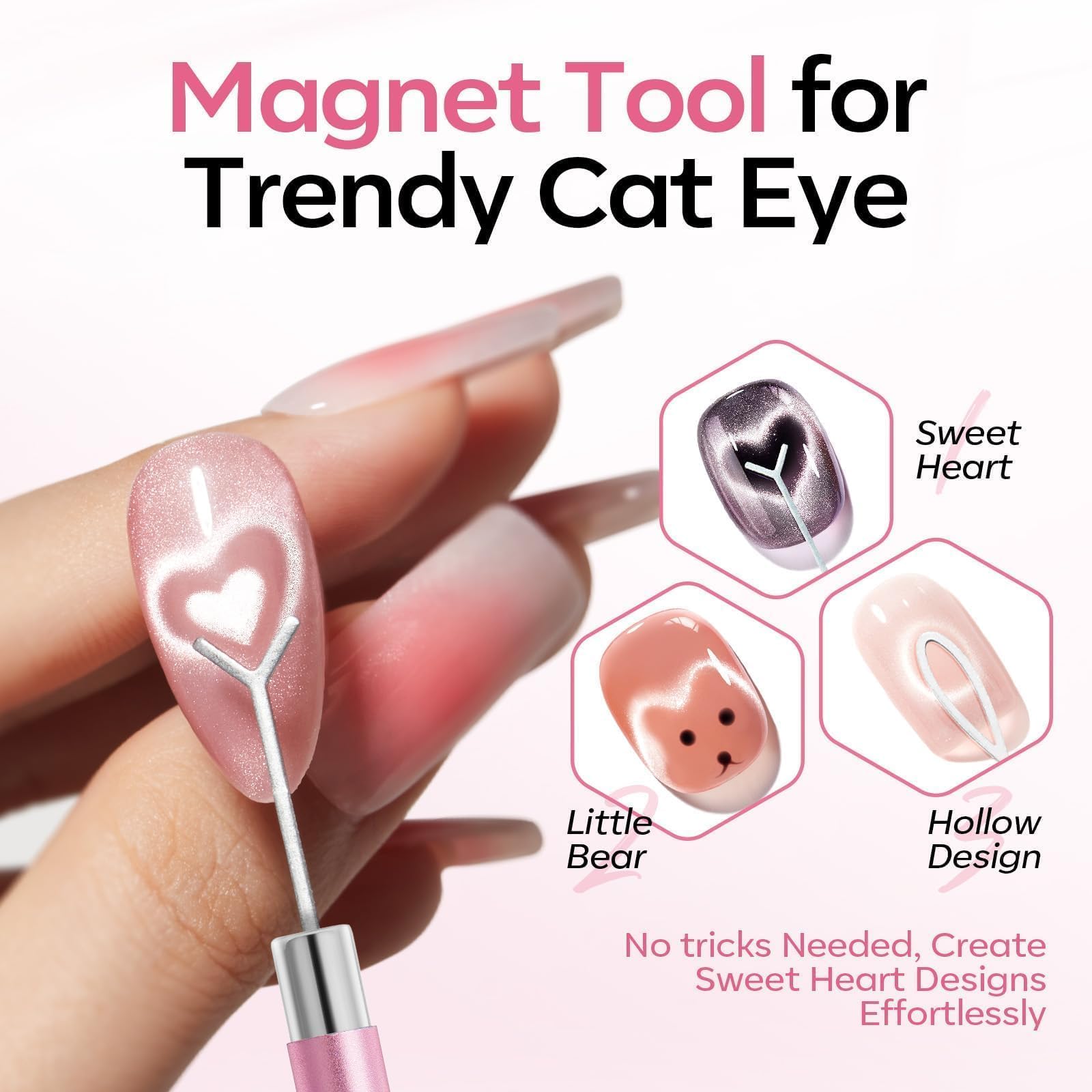 4pcs Cat Eye Nail Magnet Tool  - Photography Lighting Gels recension och pris