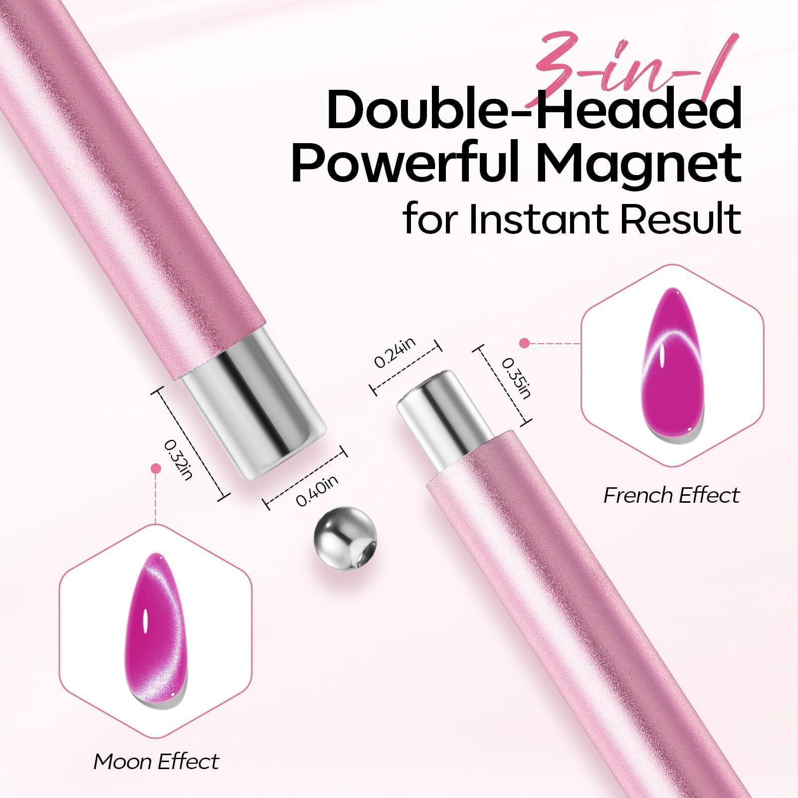4pcs Cat Eye Nail Magnet Tool  - Photography Lighting Gels recension och pris