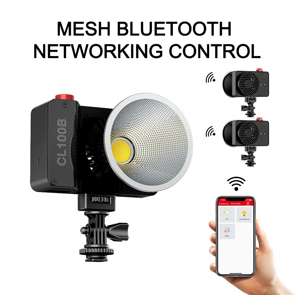 GVM CL100B Portable Bi-Color L - Photography Lighting App recension och pris