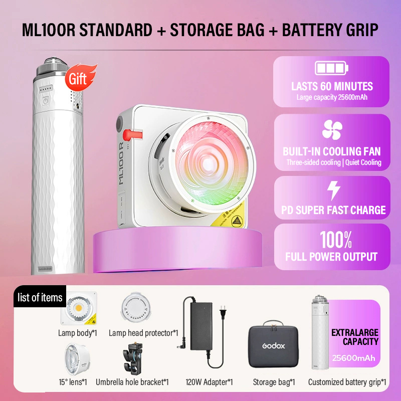 Godox ML100Bi/ML100R Bi-Color  - Photography Lighting App recension och pris
