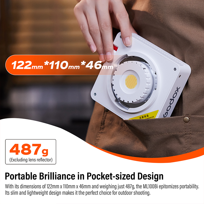 Godox ML100Bi/ML100R Bi-Color  - Photography Lighting App recension och pris