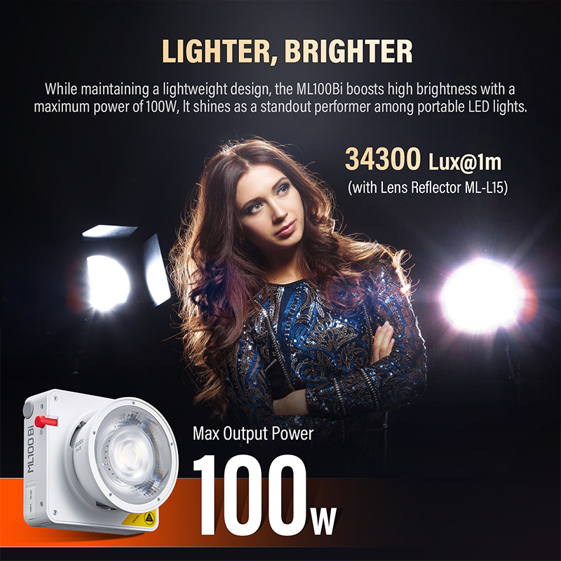 Godox ML100Bi/ML100R Bi-Color  - Photography Lighting App recension och pris
