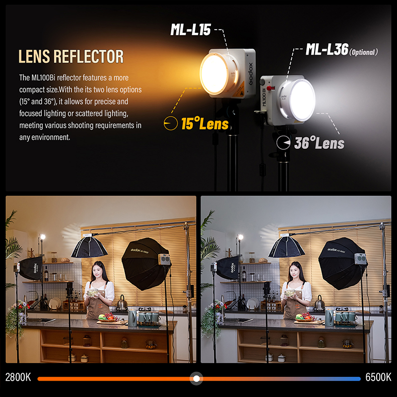 Godox ML100Bi/ML100R Bi-Color  - Photography Lighting App recension och pris