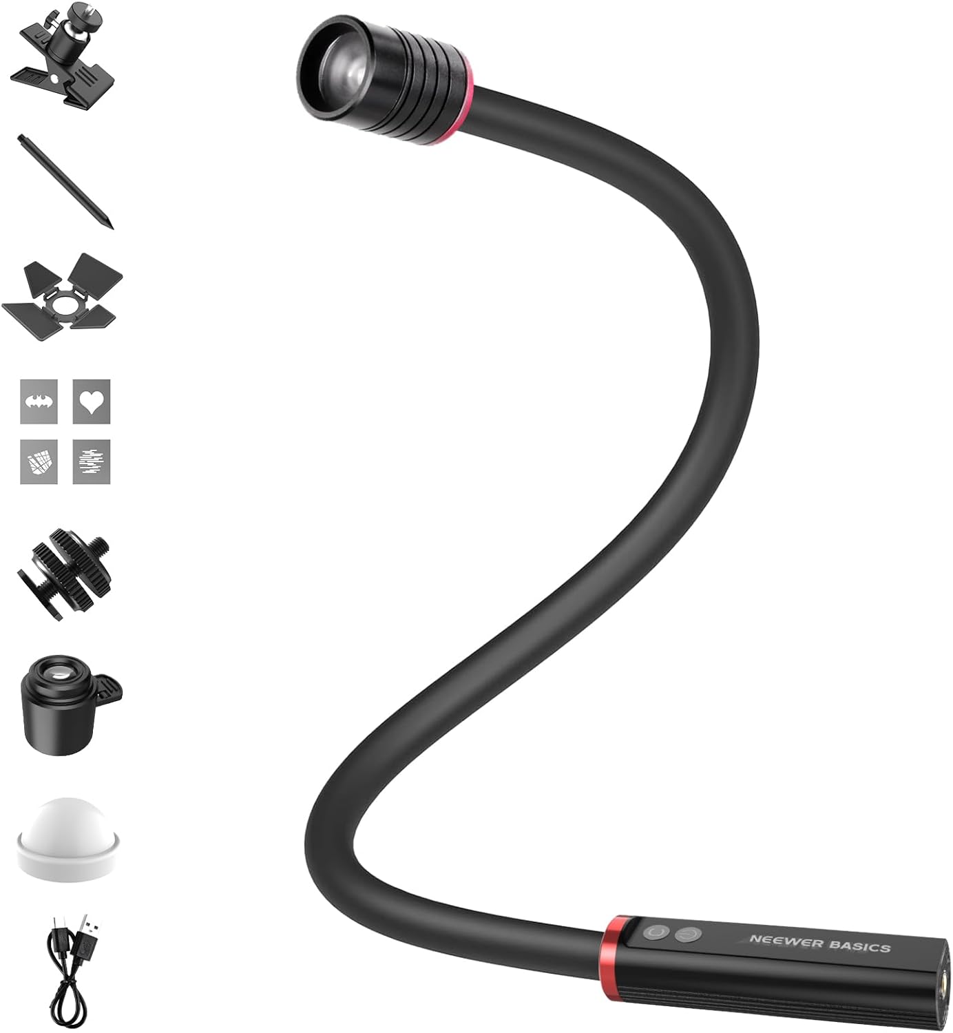 NEEWER Basics ML01 USB C LED L - Photography Lighting Angles recension och pris