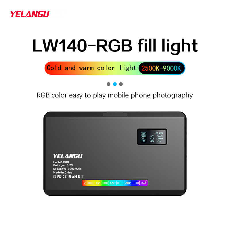 YELANGU RGB LED Video Light W1 - Torjim Rgb Photography Video Lighting recension och pris