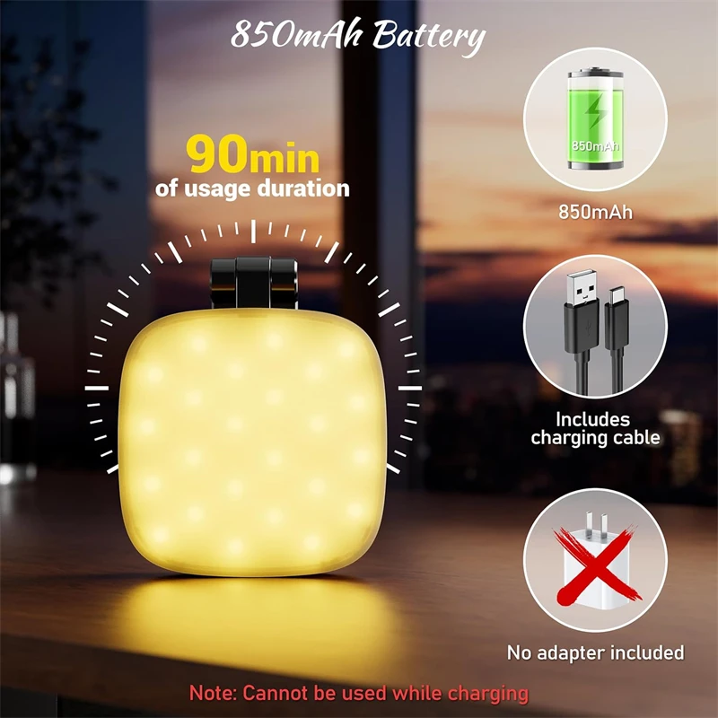 2 in 1 Folding Magnetic Phone  - Photography Lighting Brand recension och pris