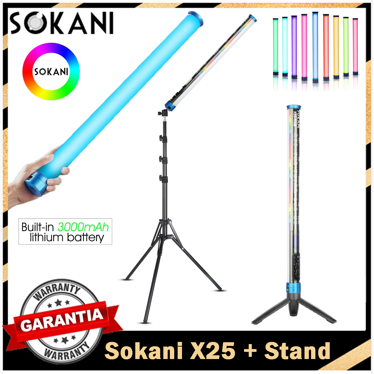 Sokani X25 RGB LED Video Light - Torjim Rgb Photography Video Lighting recension och pris