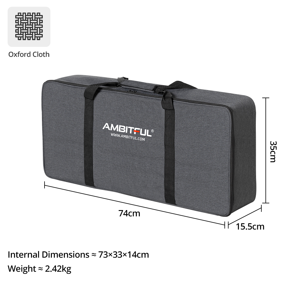 AMBITFUL new PB06 Portable Car - Photography Lighting Bag recension och pris