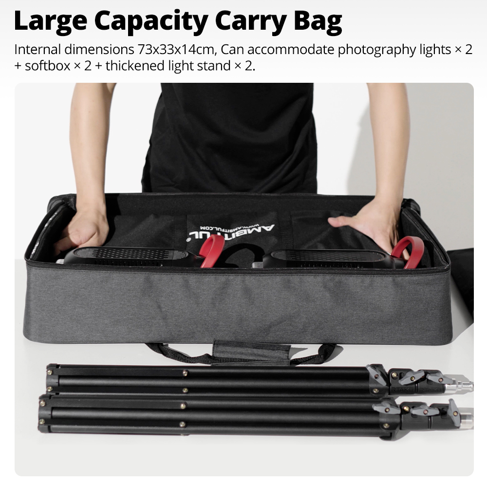 AMBITFUL new PB06 Portable Car - Photography Lighting Bag recension och pris
