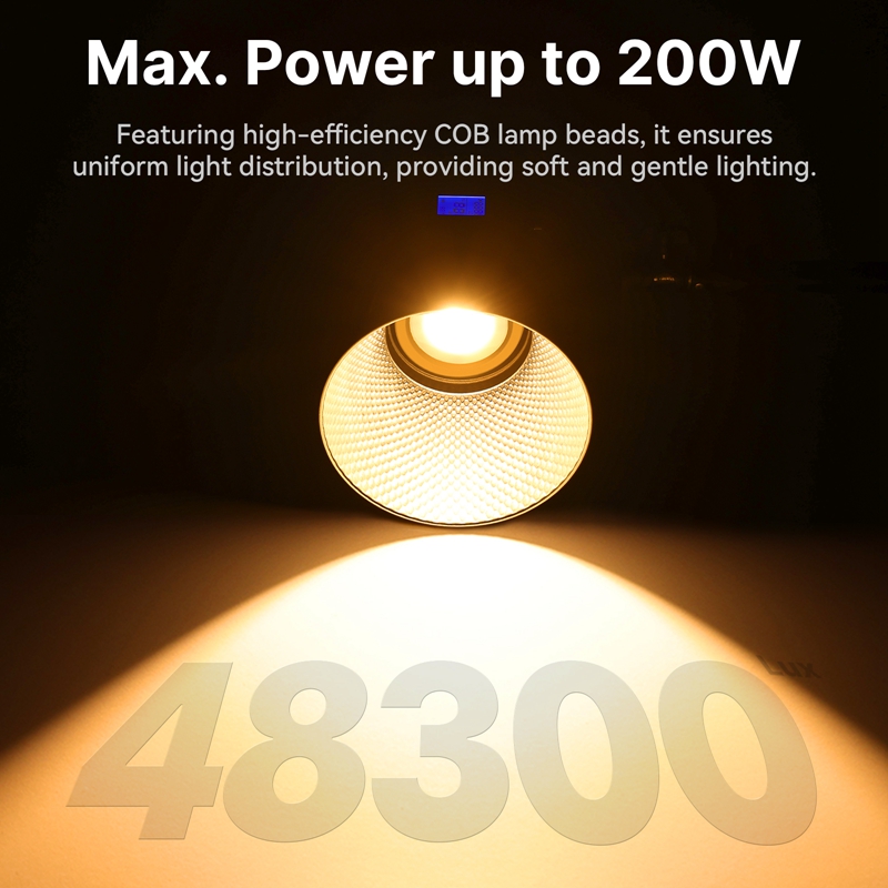 Ulanzi VL-200Bi 200W Bi-Color  - Photography Lighting App recension och pris