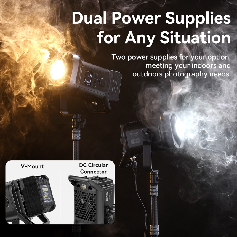 Ulanzi VL-200Bi 200W Bi-Color  - Photography Lighting App recension och pris