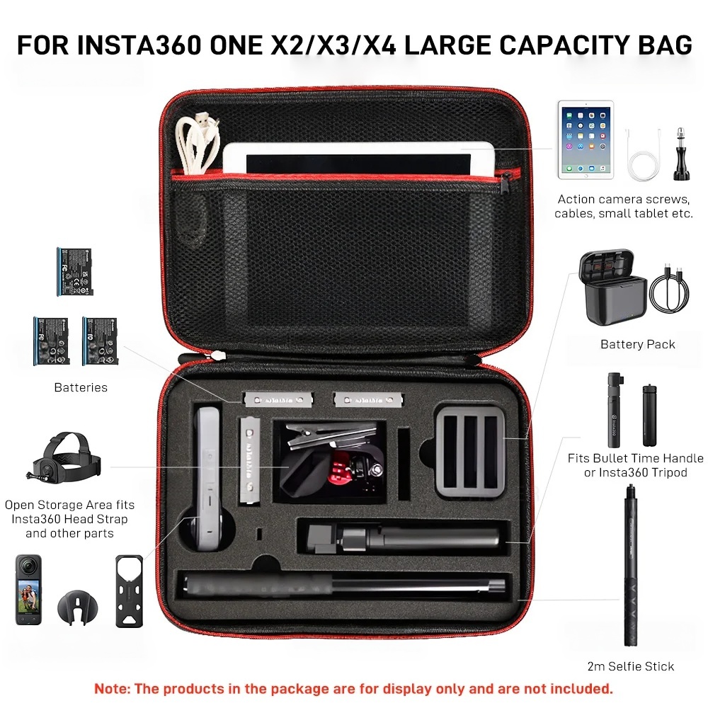 Box for Insta360 X5 X4 X3 X2 P - Insta360 Camera X3 recension och pris