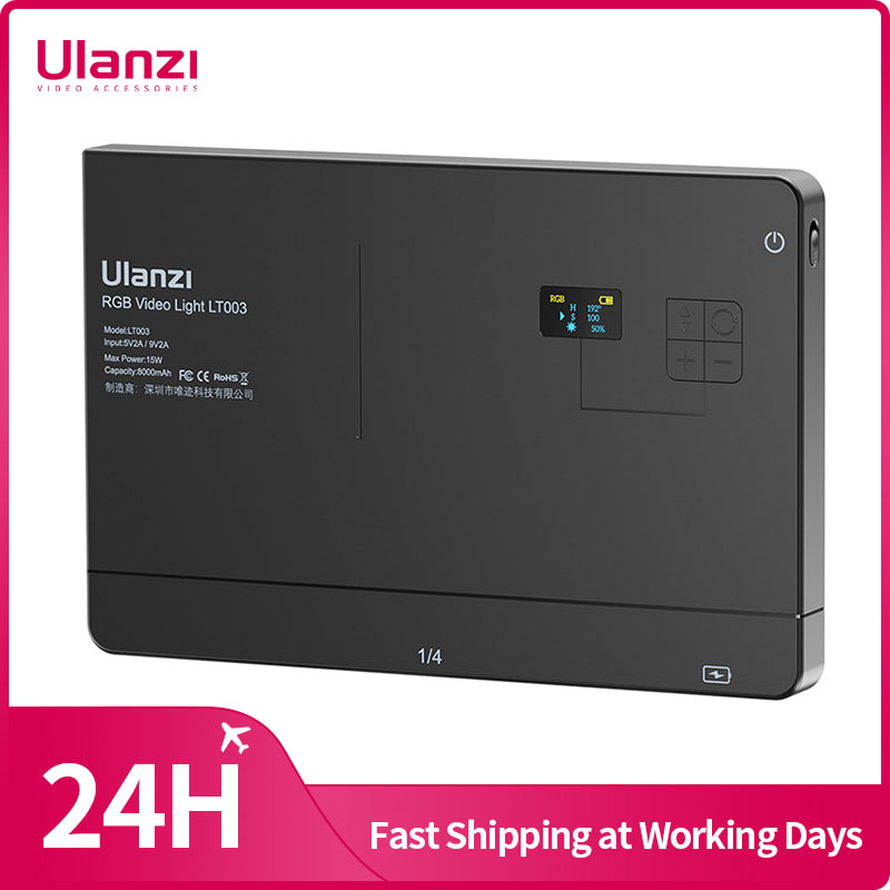 Ulanzi LT003 15W RGB Video Lig - Torjim Rgb Photography Video Lighting recension och pris
