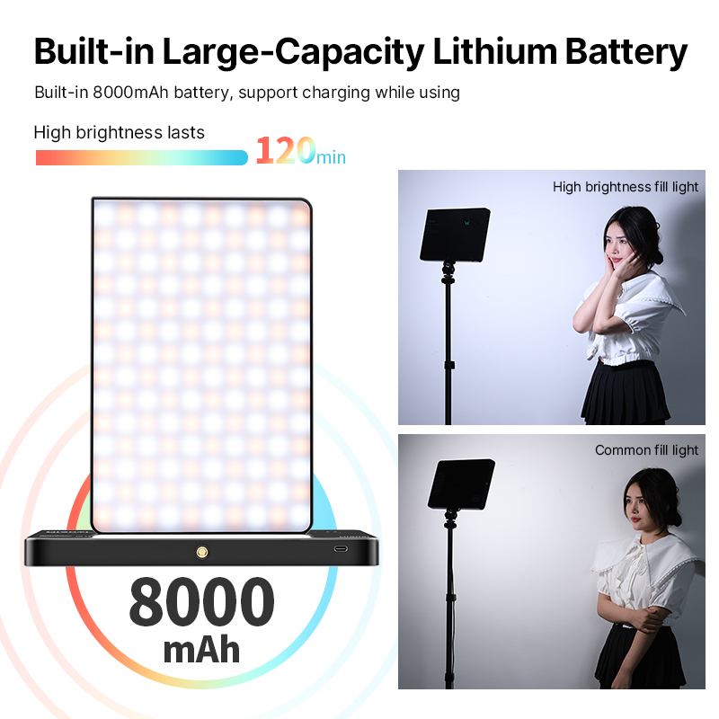 Ulanzi LT003 15W RGB Video Lig - Torjim Rgb Photography Video Lighting recension och pris
