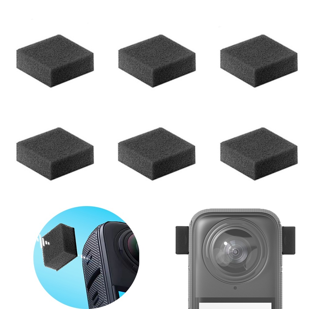 6Pcs Mic Windscreen For Insta3 - Insta360 Camera X3 recension och pris