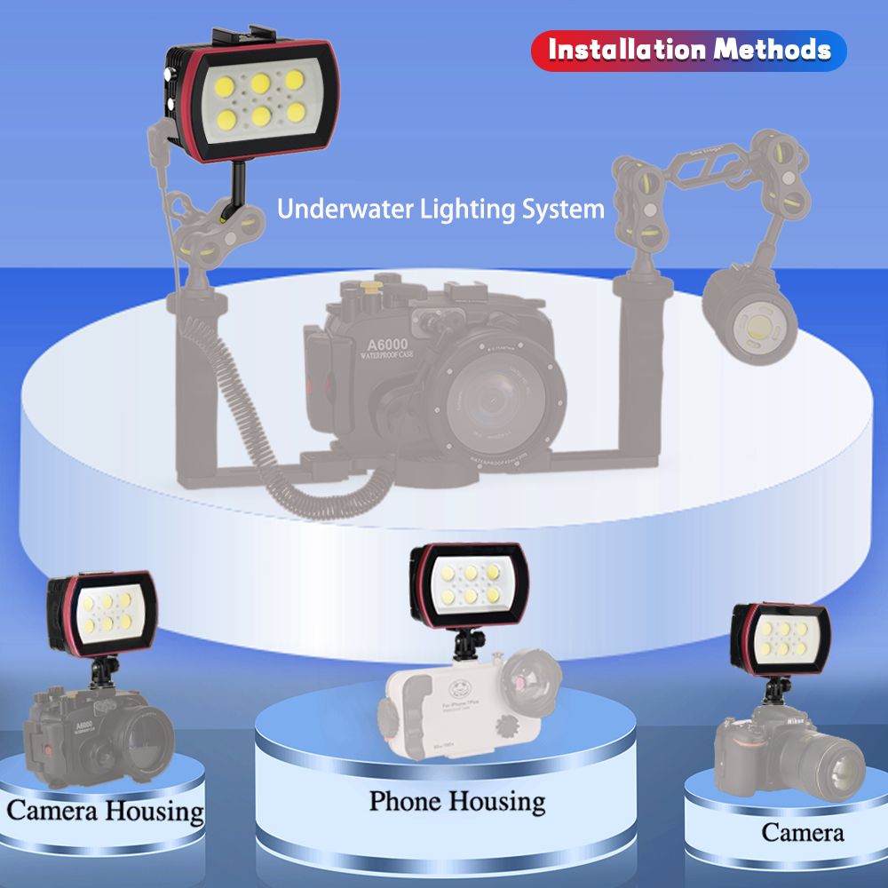 Seafrogs Aluminum LED Diving L - Photography Lighting Brand recension och pris