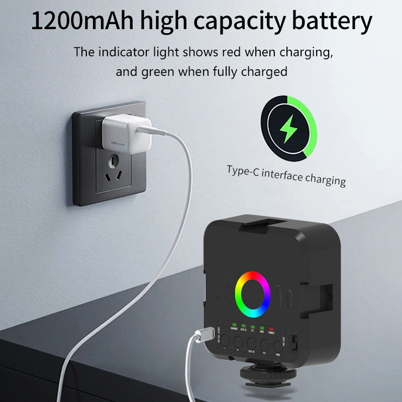 Portable Mini RGB Video Light  - Photography Lighting Lamp recension och pris