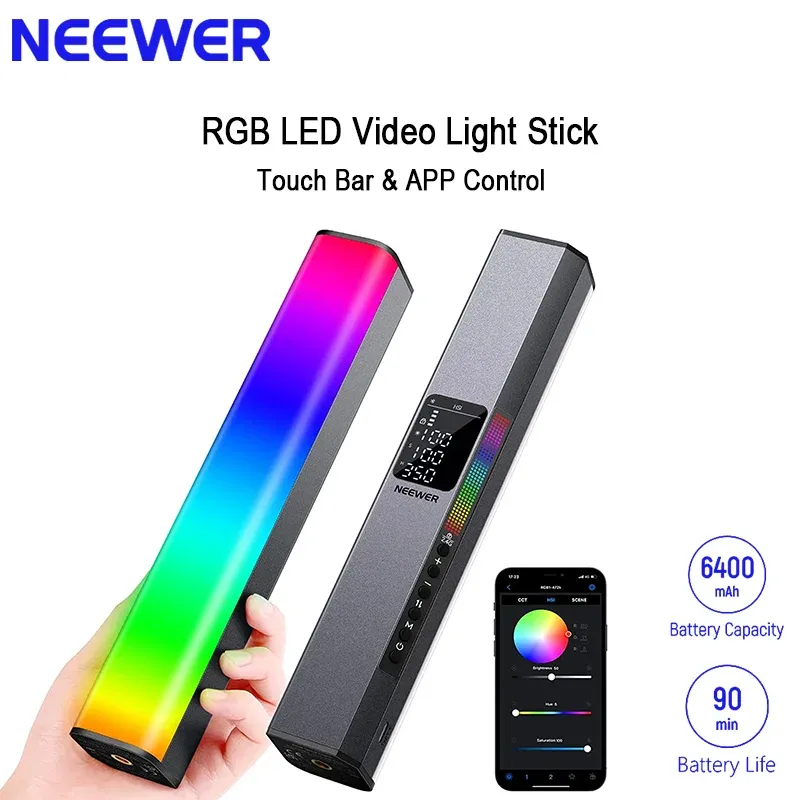 For NEEWER RGB Magnetic Handhe - Photography Lighting App recension och pris