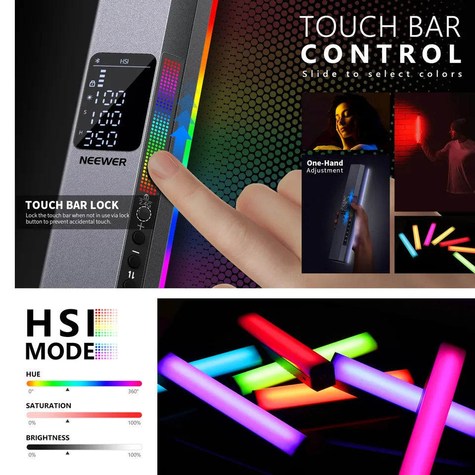 For NEEWER RGB Magnetic Handhe - Photography Lighting App recension och pris